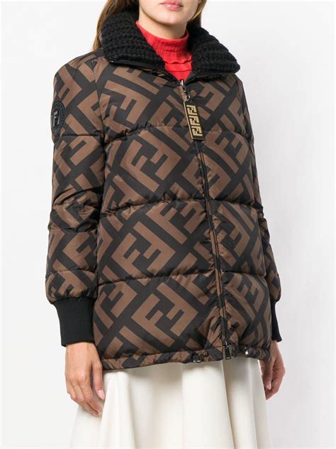 fendi womens trench coat|Fendi puffer jacket cost.